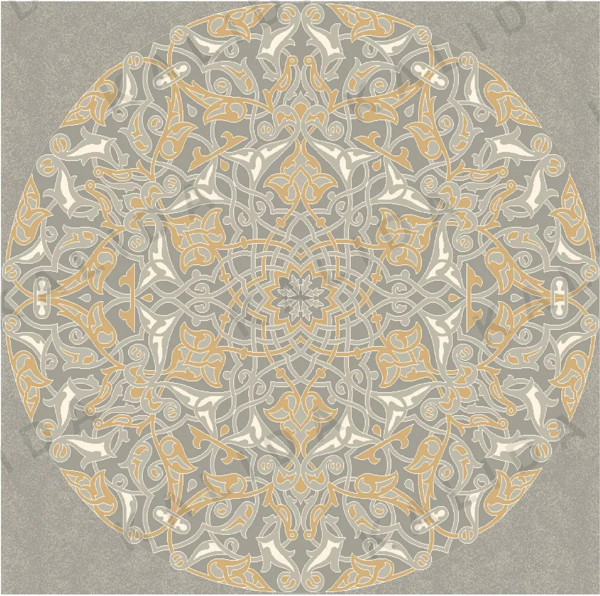 Sultan carpet pattern, code Sultan — Grey